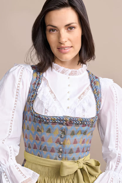 Julia Trentini Kaila Dirndl, Blue — 70cm