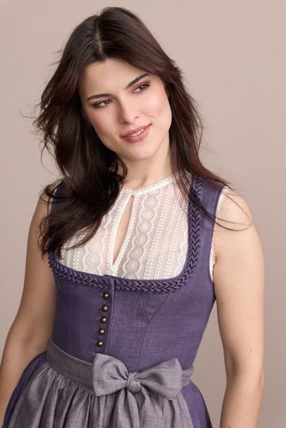Julia Trentini Marenja Dirndl, Blue — 80cm Maxi