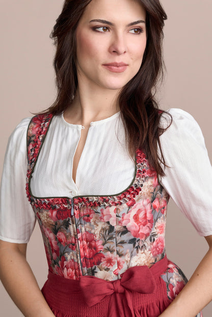 Julia Trentini Marlenea Dirndl, Red — 80cm Maxi