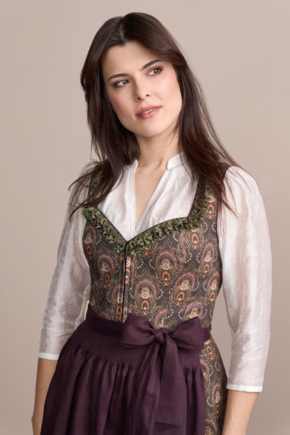 Julia Trentini Anira Dirndl, Purple — 80cm Maxi