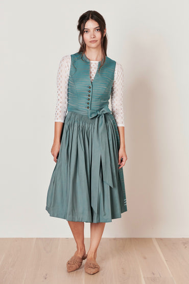 Julia Trentini Elke Dirndl, Turquoise — 70cm Long