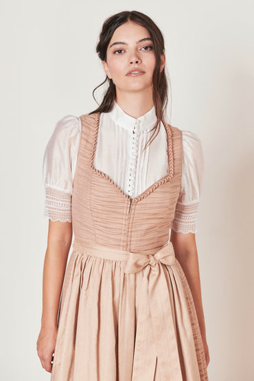 Julia Trentini Fabia Dirndl, Beige — 70cm Long