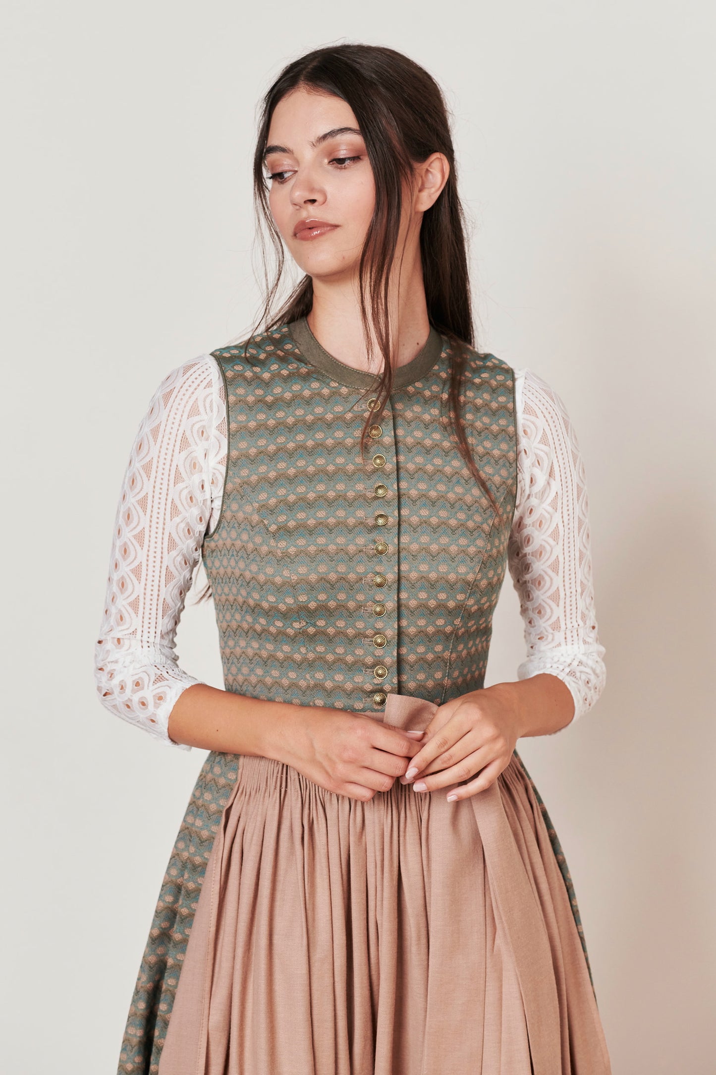 Julia Trentini Patrizia Dirndl, Green — 70cm Long
