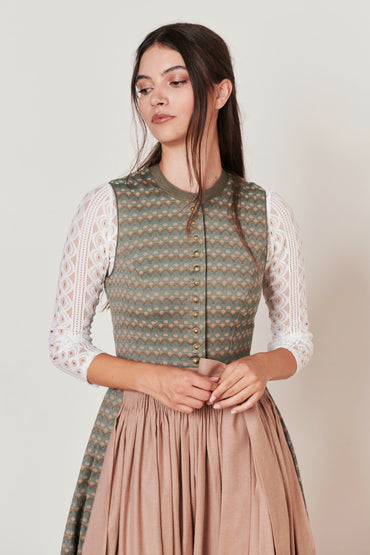 Julia Trentini Patrizia Dirndl, Green — 70cm Long