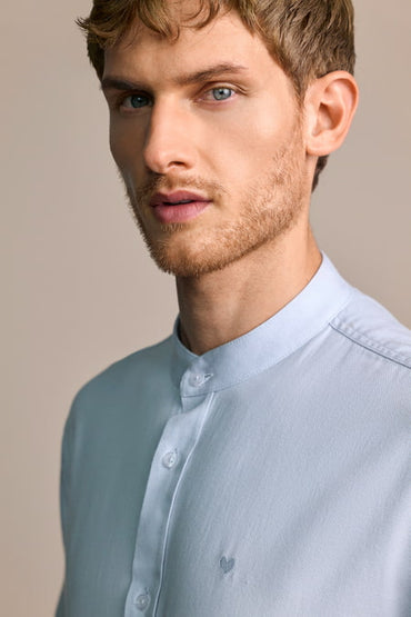 Trachten shirt Mark — blue