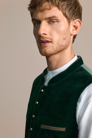 Waistcoat Franz — green