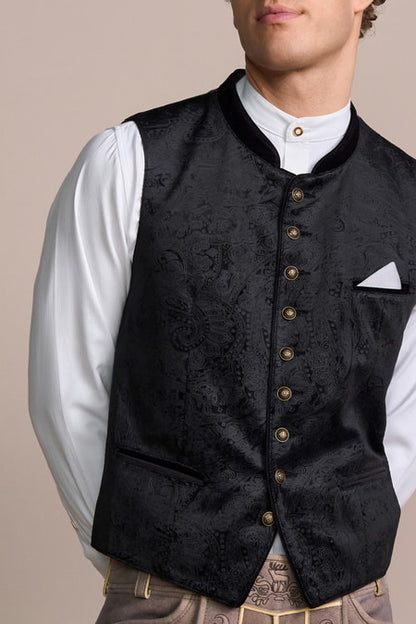 Waistcoat Mario — black