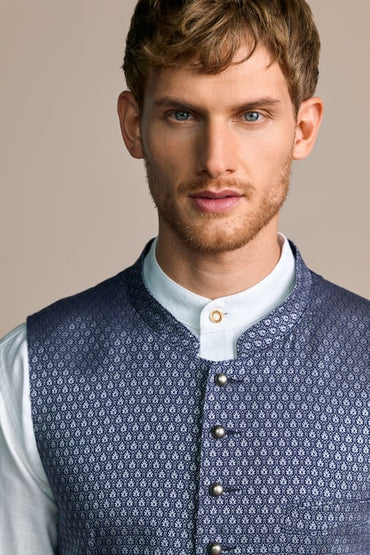 Waistcoat Georg — blue