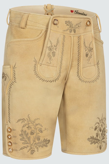 Lederhose Klaus — beige