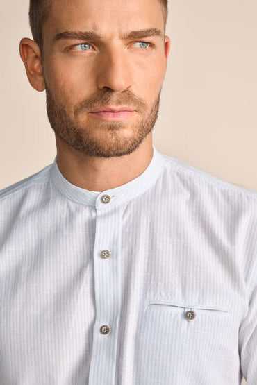 Kruger Traditional Long Sleeve Shirt "Marcin" blue