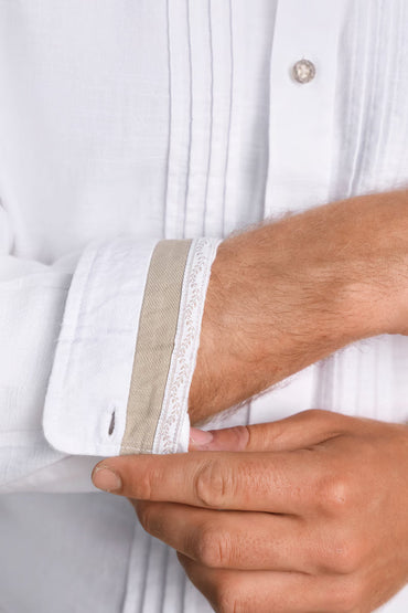 Kruger Traditional  Long Sleeve Shirt "Arion" white