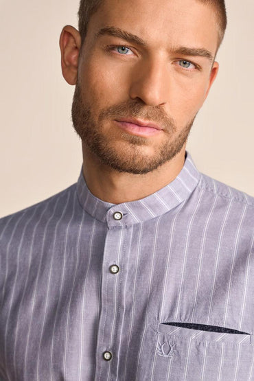 Kruger Traditional Long Sleeve Shirt "Samir" gray
