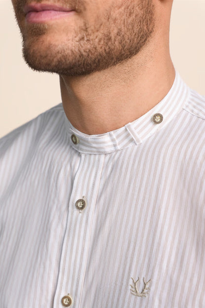 Krueger Traditional  Shirt "Aurelian" white/biege