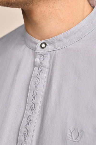 Krueger Traditional  Shirt "Cay" gray