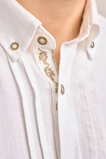 Krueger Traditional  Shirt "Bent" white