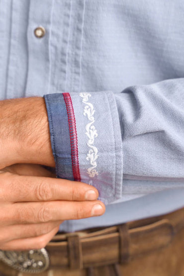Krueger Traditional  Shirt "Bent" blue