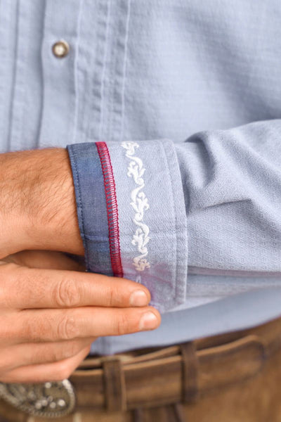 Krueger Traditional  Shirt "Bent" blue