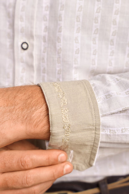 Kruger Traditional Shirt "Valerian" beige