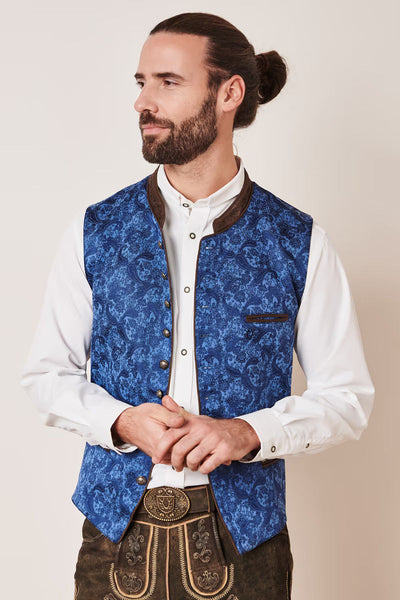 Kruger Traditional Vest "Leano" blue