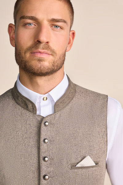 Kruger Traditional Vest "Jorn" brown
