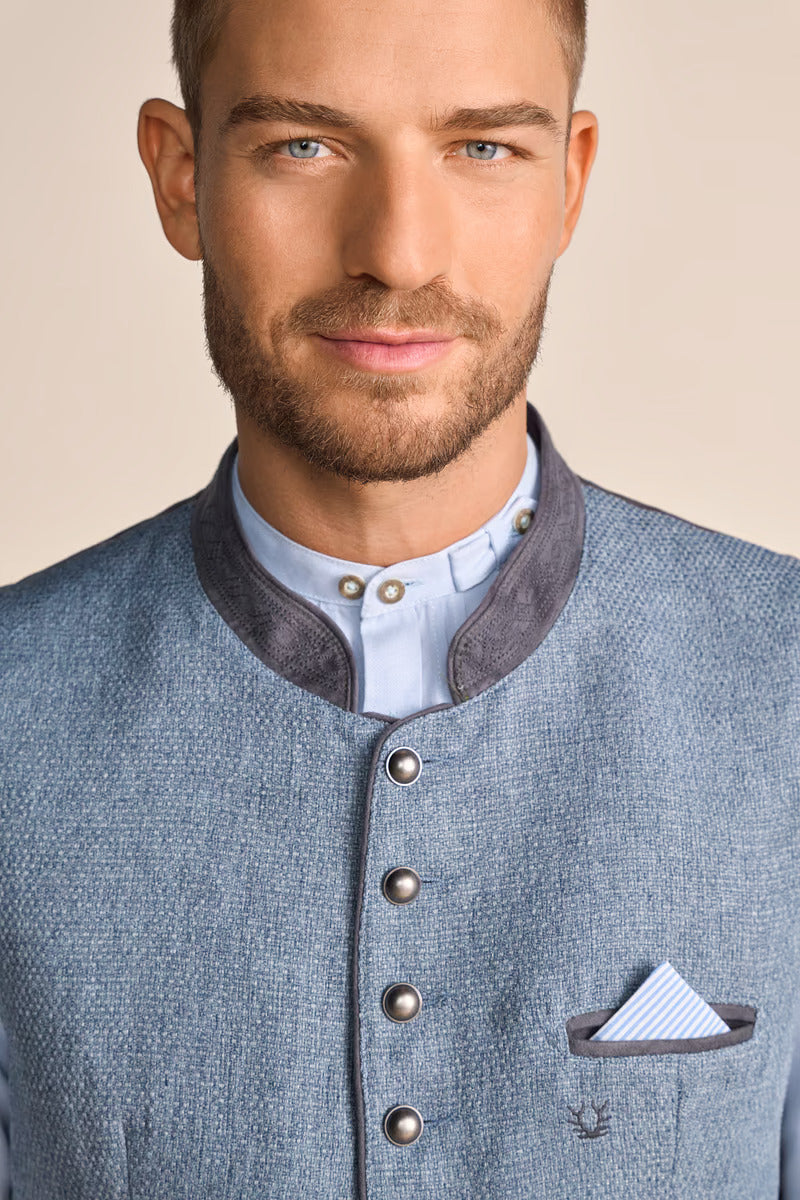 Kruger Traditional Vest "Jorn" blue
