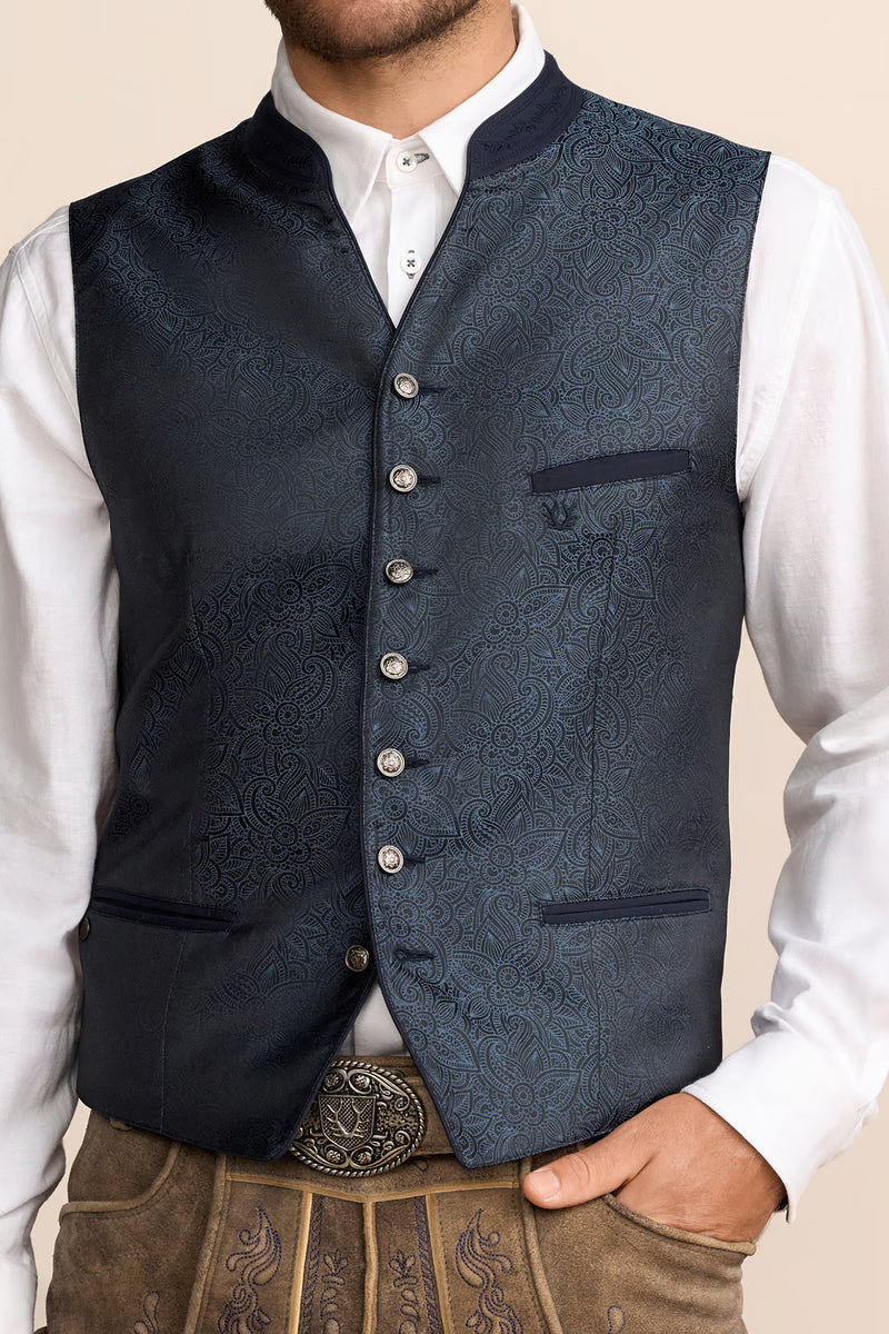 Kruger Traditional Vest "Christof" Blue
