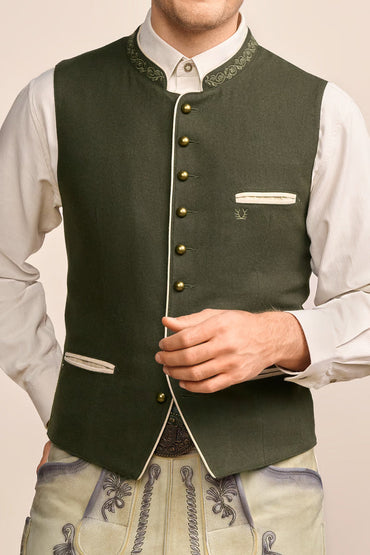 Kruger Traditional Vest "Christo" green