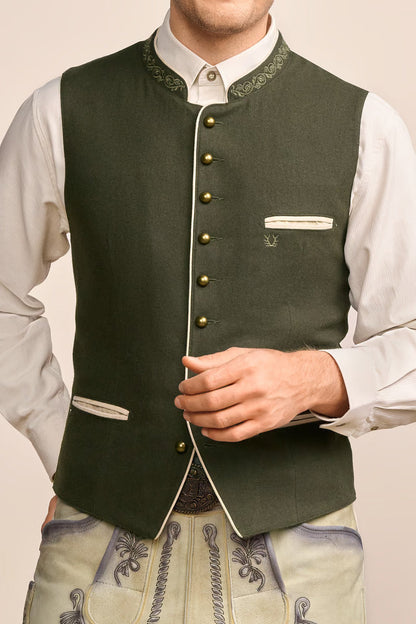 Kruger Traditional Vest "Christo" green