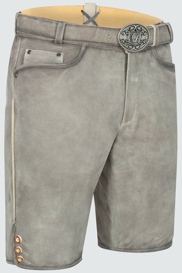 Kruger Lorenzo lederhosen gray, back
