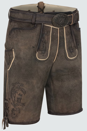 Kruger Raul lederhosen brown, back