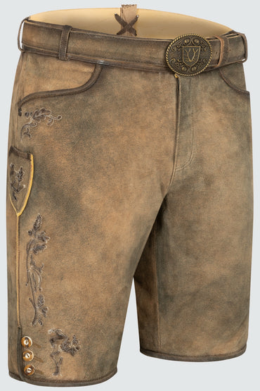 Kruger Paulo lederhosen brown, back