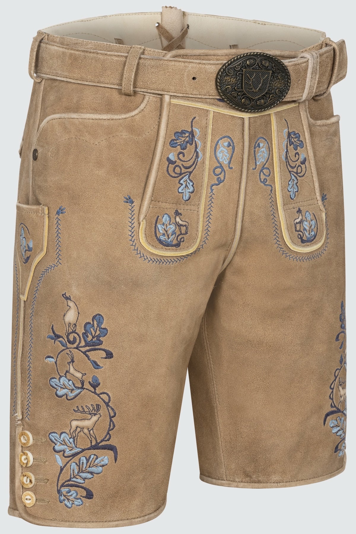 Kruger Demian lederhosen brown, back