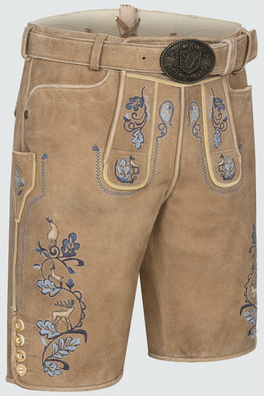 Kruger Demian lederhosen brown, back
