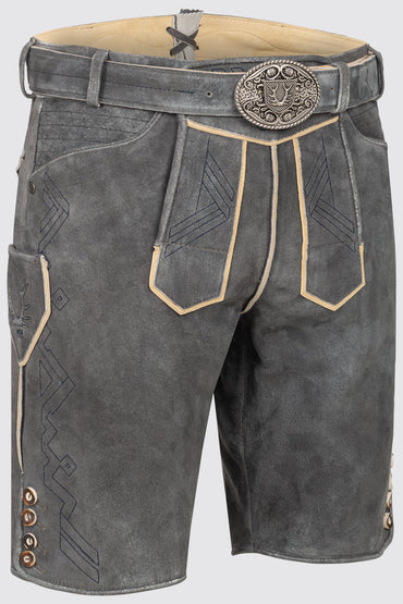 Kruger Xilas lederhosen gray, back