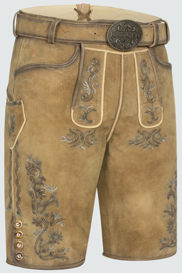 Kruger Juan lederhosen brown, back