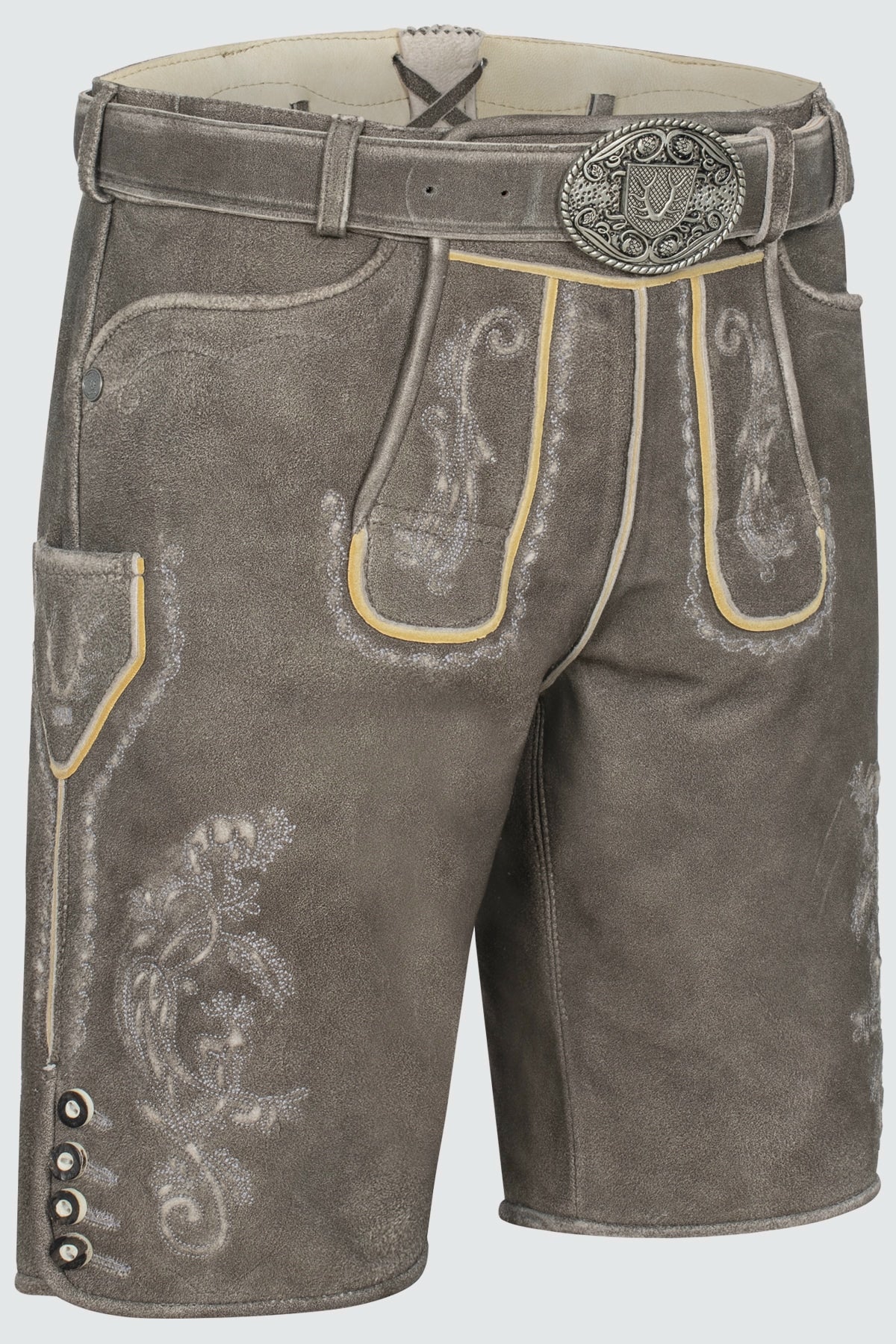 Kruger Howard lederhosen gray, back