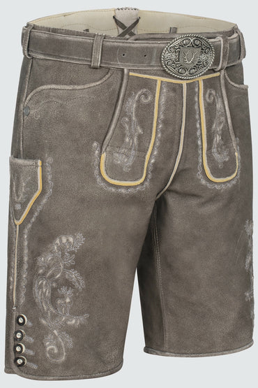 Kruger Howard lederhosen gray, back