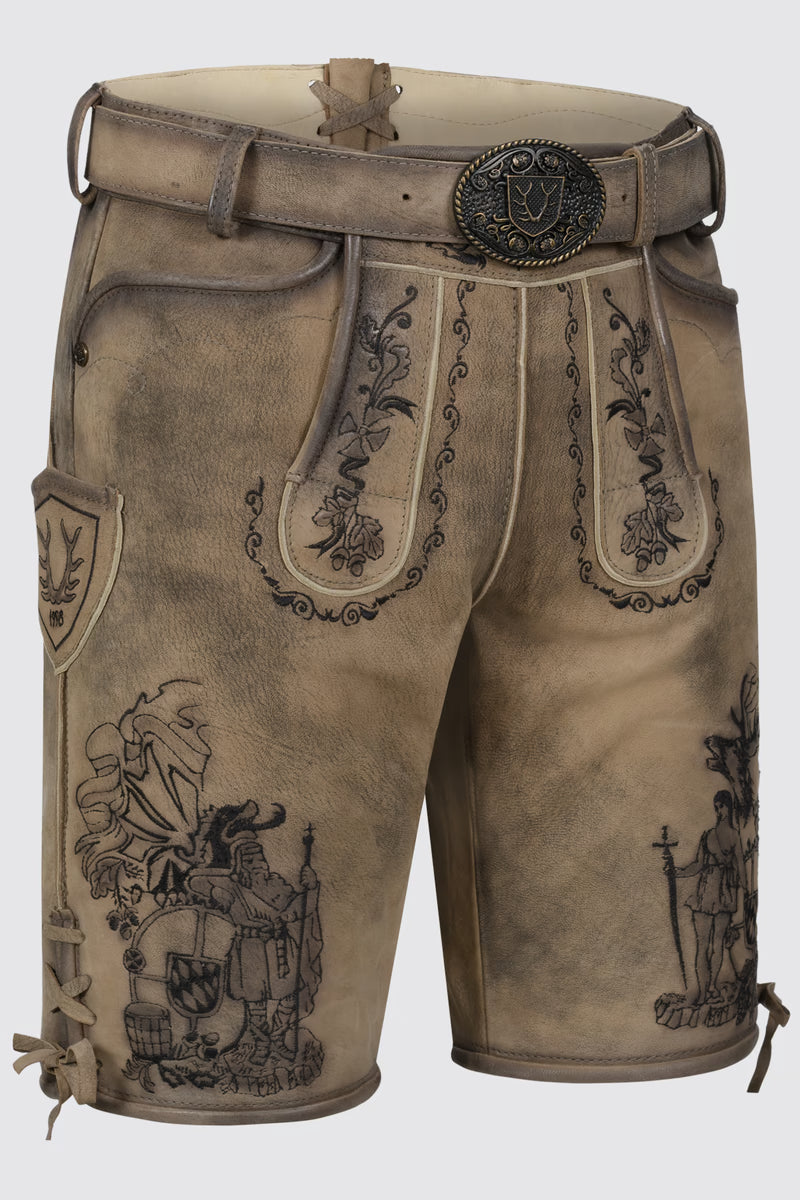 Kruger Men's Lederhosen "Giuliano" brown