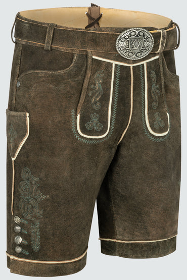 Kruger Jayden lederhosen brown, back