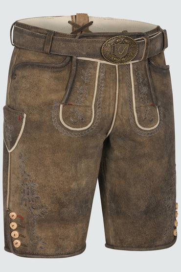 Kruger Dante lederhosen brown, back