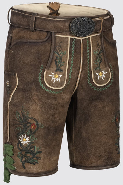 Kruger Men's Lederhosen "Alexander" l.brown