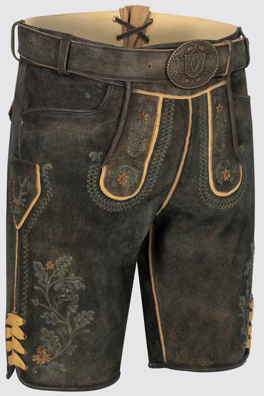 Kruger Men's Lederhosen "Charlie" with belt (56)