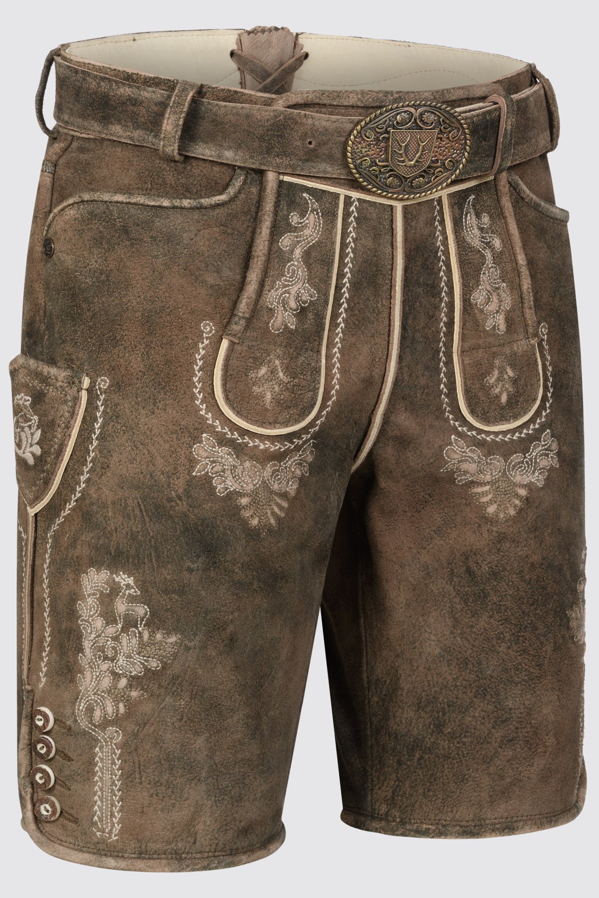 Kruger Josha lederhosen brown, back