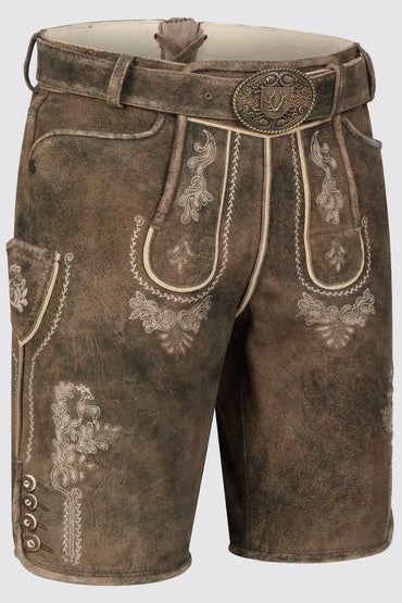 Kruger Josha lederhosen brown, back