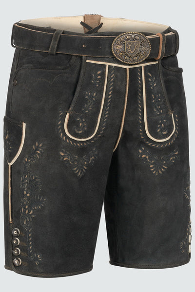 Lederhose Gaspar mit Gürtel