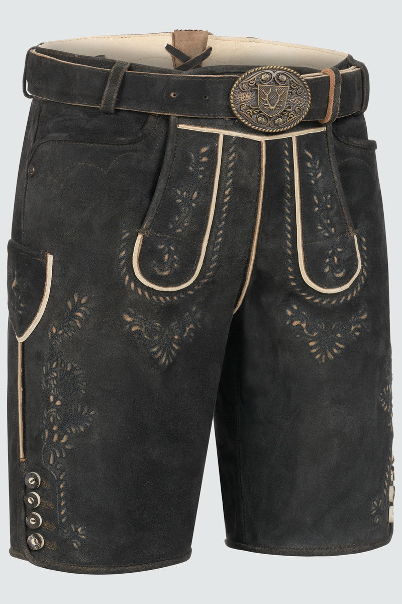 Lederhose Gaspar mit Gürtel