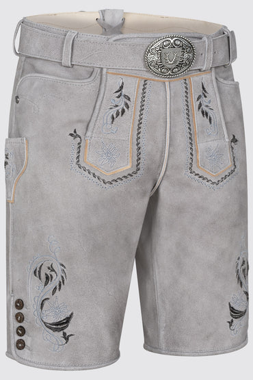 Kruger Heiko lederhosen gray, back