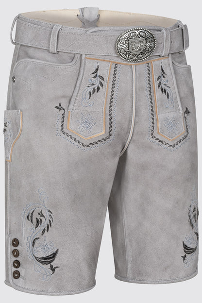 Kruger Heiko lederhosen gray, back