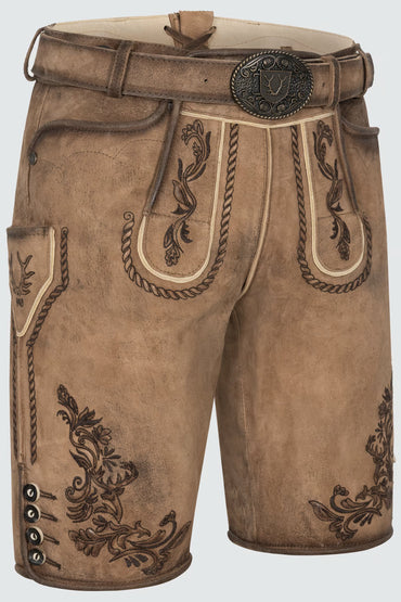 Kruger Men's Lederhosen "Devian" brown