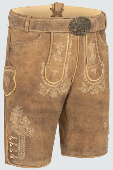 Kruger Roberto lederhosen brown, back